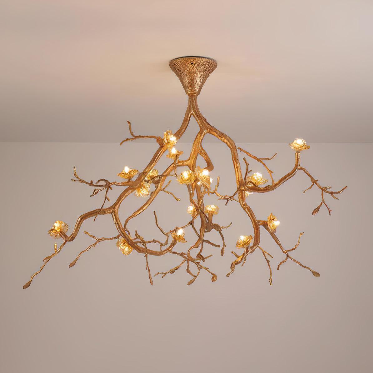 Tree Branches Flower Ceiling Lamp