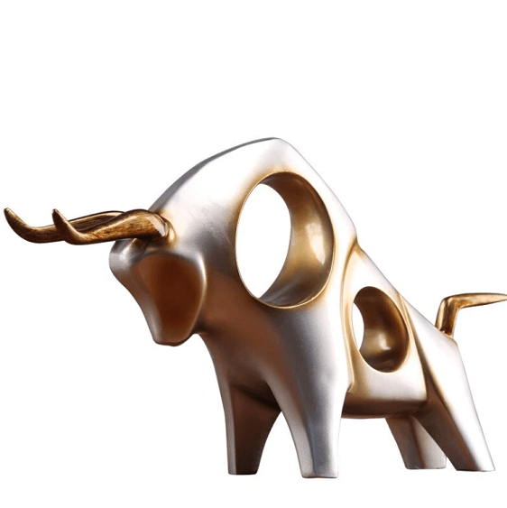 Bull of Wall Street Office Ornament - Nordic Side - arcitecture, decoration, design, El Lobo de Wall Street, home, home decor, home decor idea, home design ida, homedeco, homedecor, homedecor