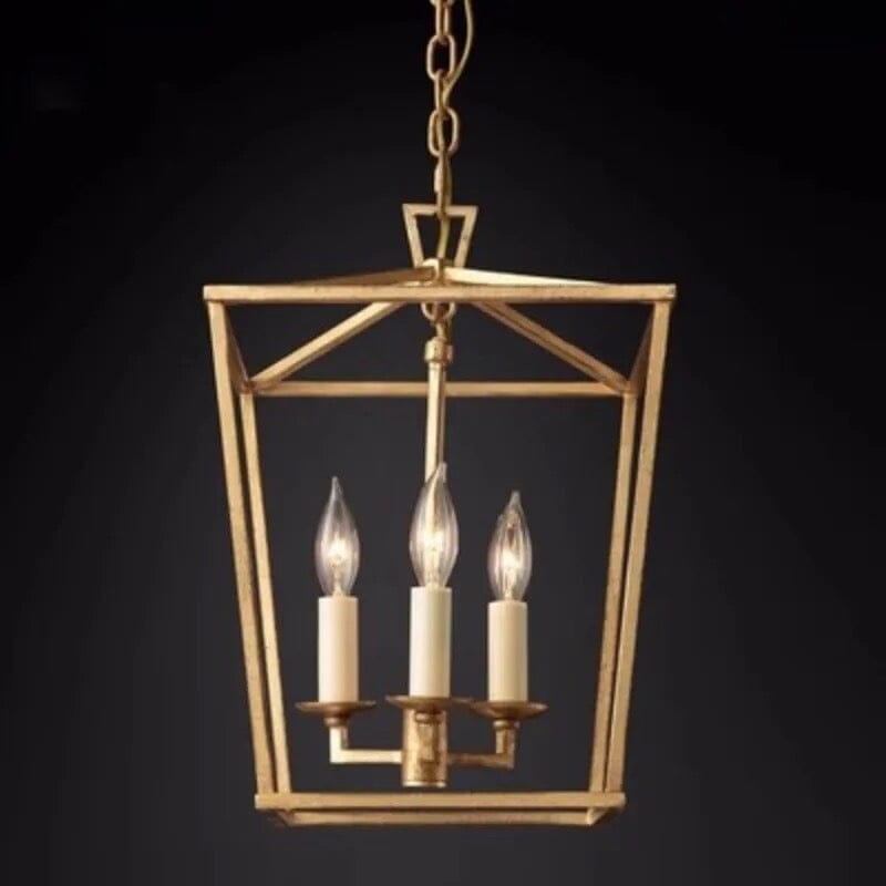 NYRA Retro Candle Cage Pendant