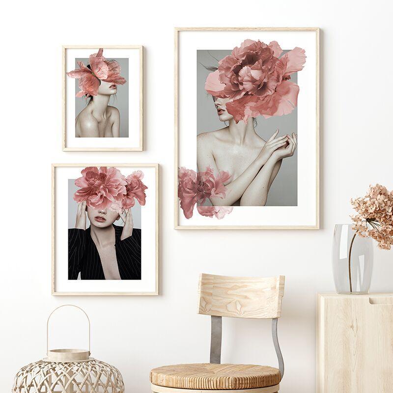 Blooming Woman Print Collection - Nordic Side - Art + Prints, not-hanger