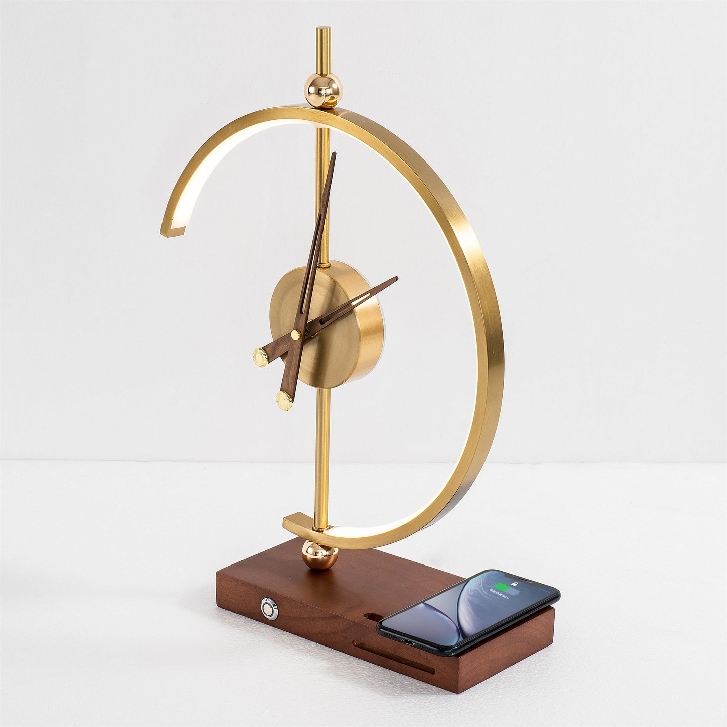 Minuit Stylish Table Clock Lamp