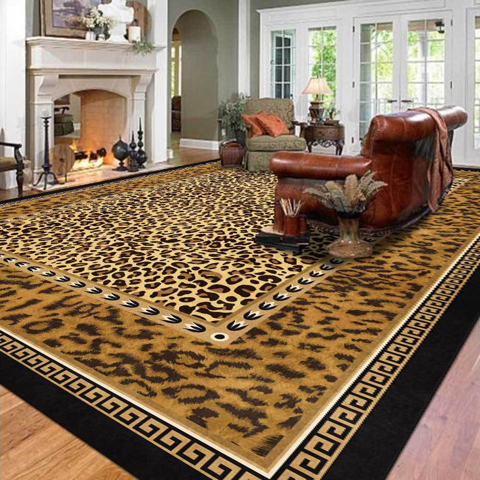 Modern Leopard Rug