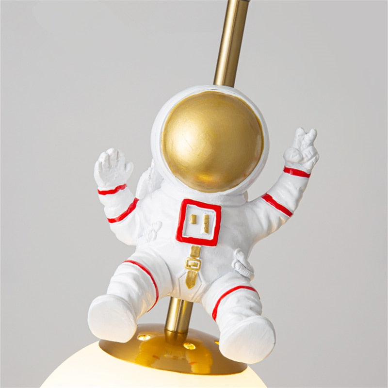 Astronaut On The Moon Ceiling Light