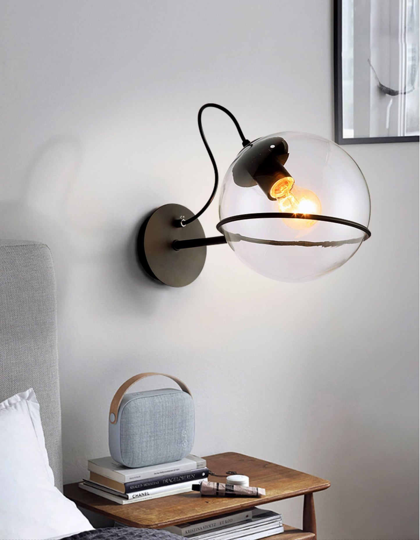 Clear Ball Wall Lamp - Nordic Side - 