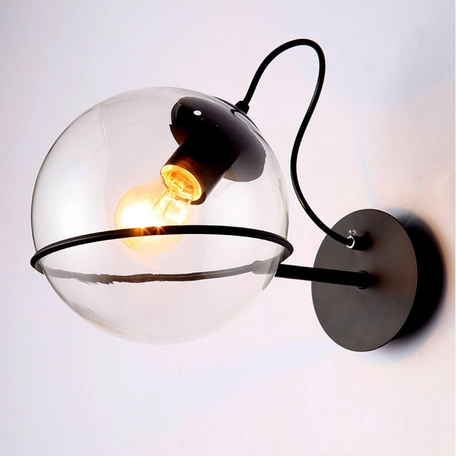 Clear Ball Wall Lamp - Nordic Side - 