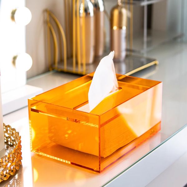 Colorful Acrylic Tissue Box