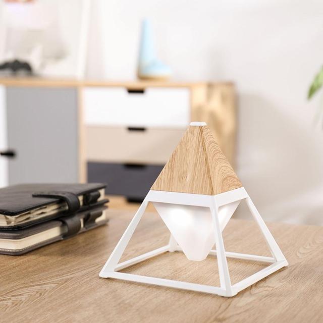 Paak - Dimmable Pyramid Bedside Lamp - Nordic Side - LIGHTING, Lightning