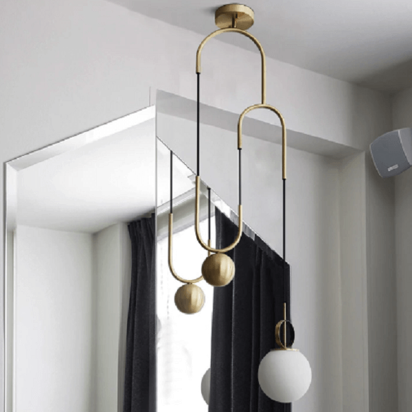 Cradle Brass mid century pulley pendant light - Nordic Side - architecture, arcitecture, art, artichture, artist, artlighting, bathroom vanity, contemporaryart, Cradle Brass mid century pulle