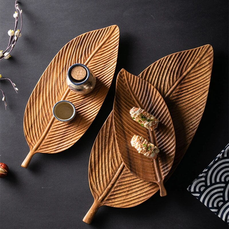 Black Walnut Leaf Plate