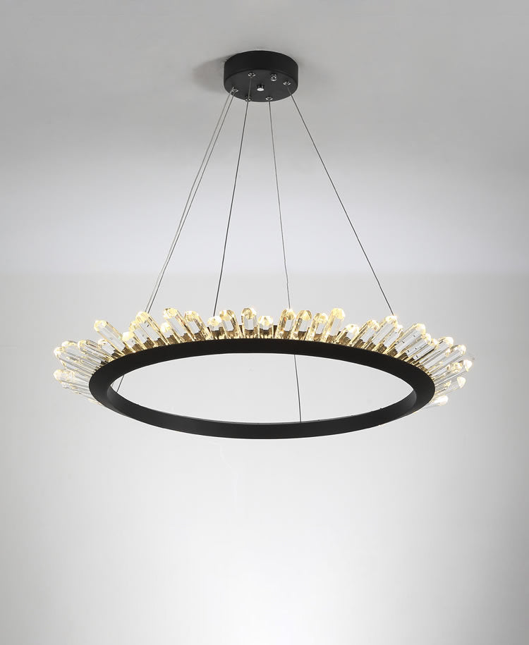 Modern Crystal Polygonal Chandelier