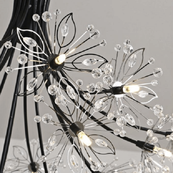 Crystal Bouquet Chandelier - Nordic Side - architecture, arcitecture, art, artichture, artist, bathroom vanity, contemporaryart, Crystal Bouquet Chandelier, crystal chandelier, decor, decorat