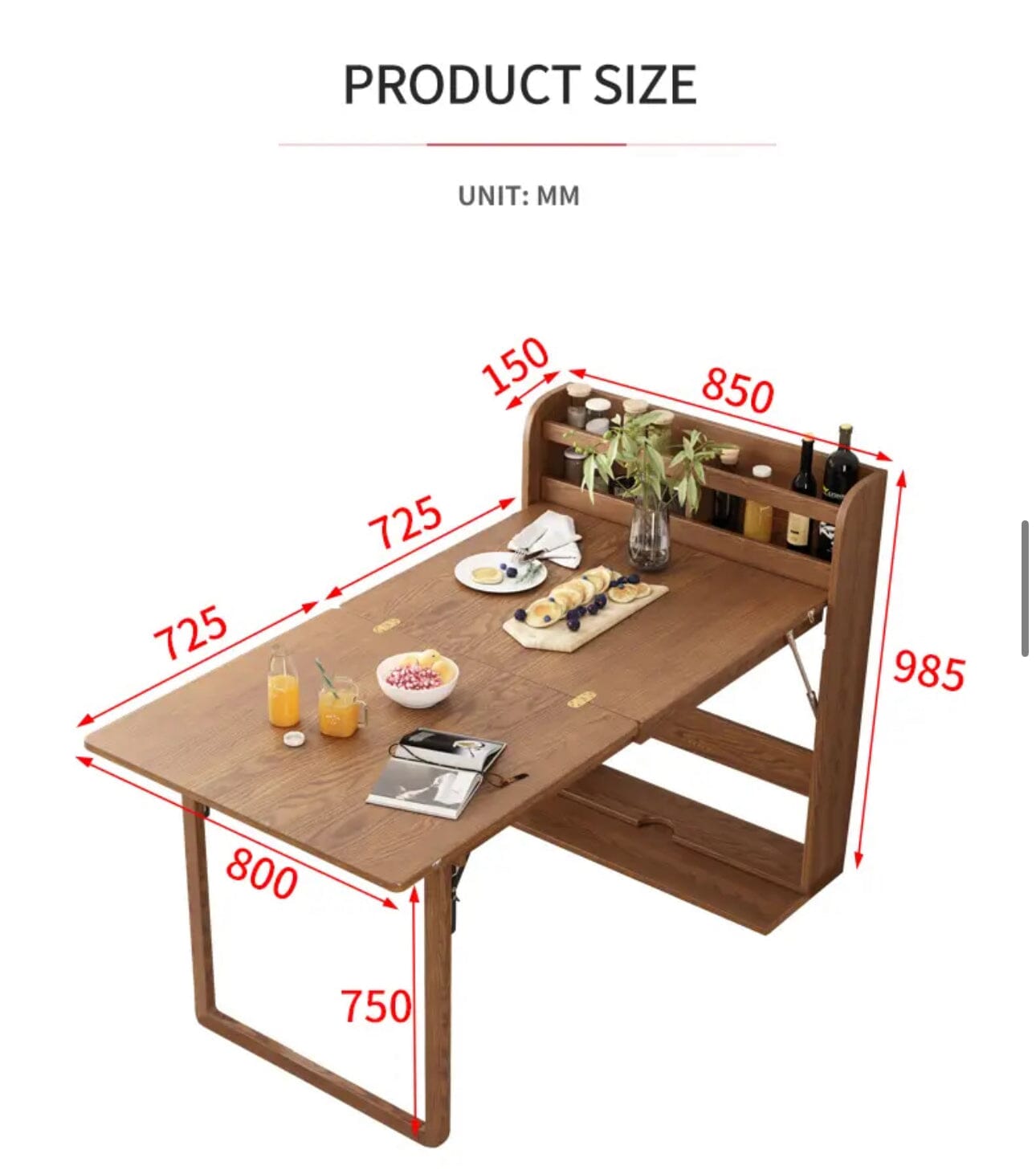 Meena Table with Spice Rack