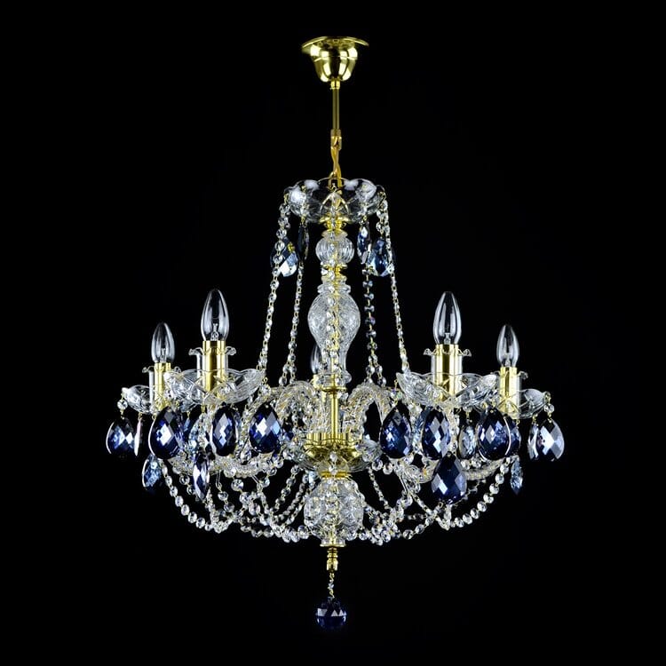 Ocean Crystal Chandelier Fixture