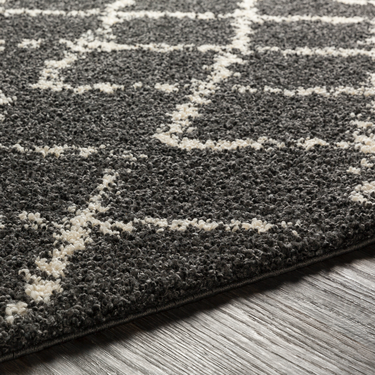 Berber Ebony Shag Rug - Nordic Side - 