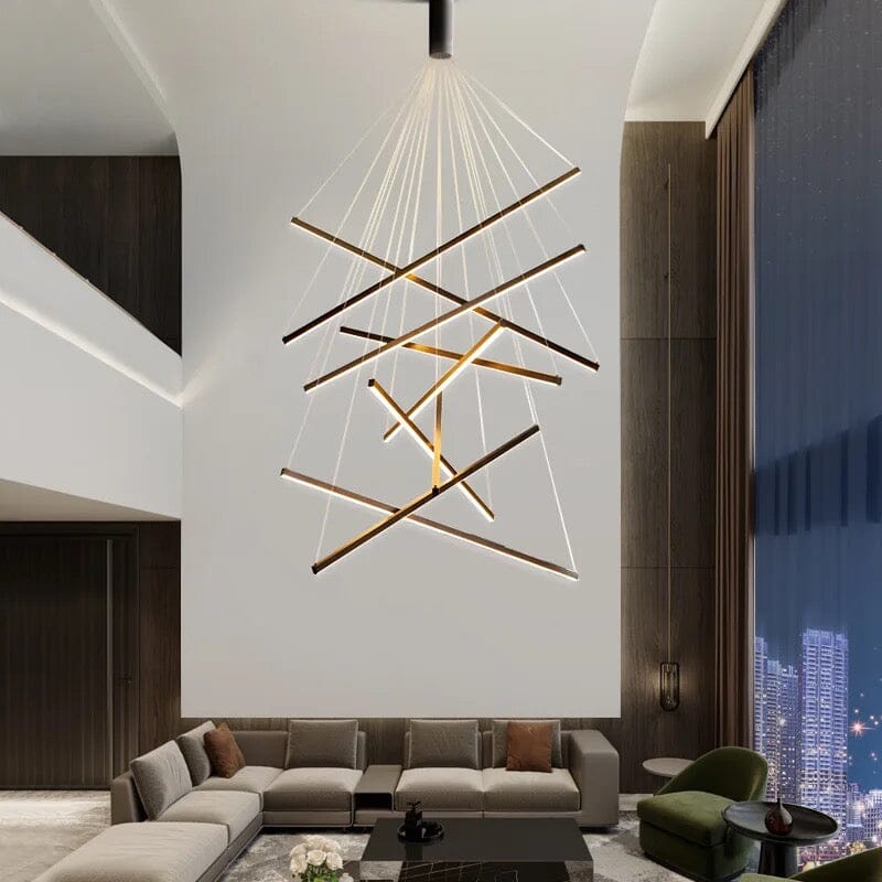 Modern Duplex Chandelier Lighting Fixture