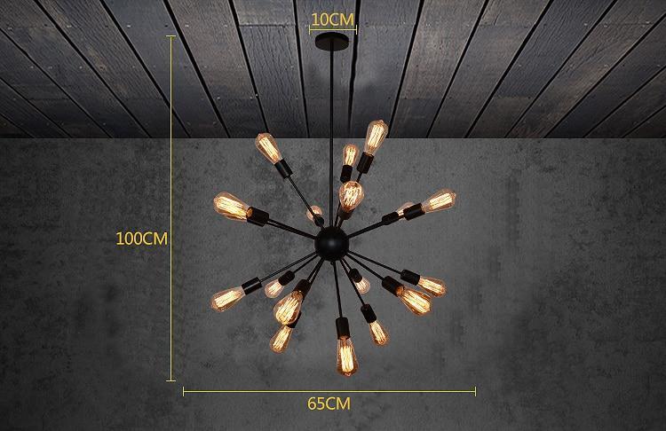 Modern Vintage Ceiling Light - Nordic Side - Lightning