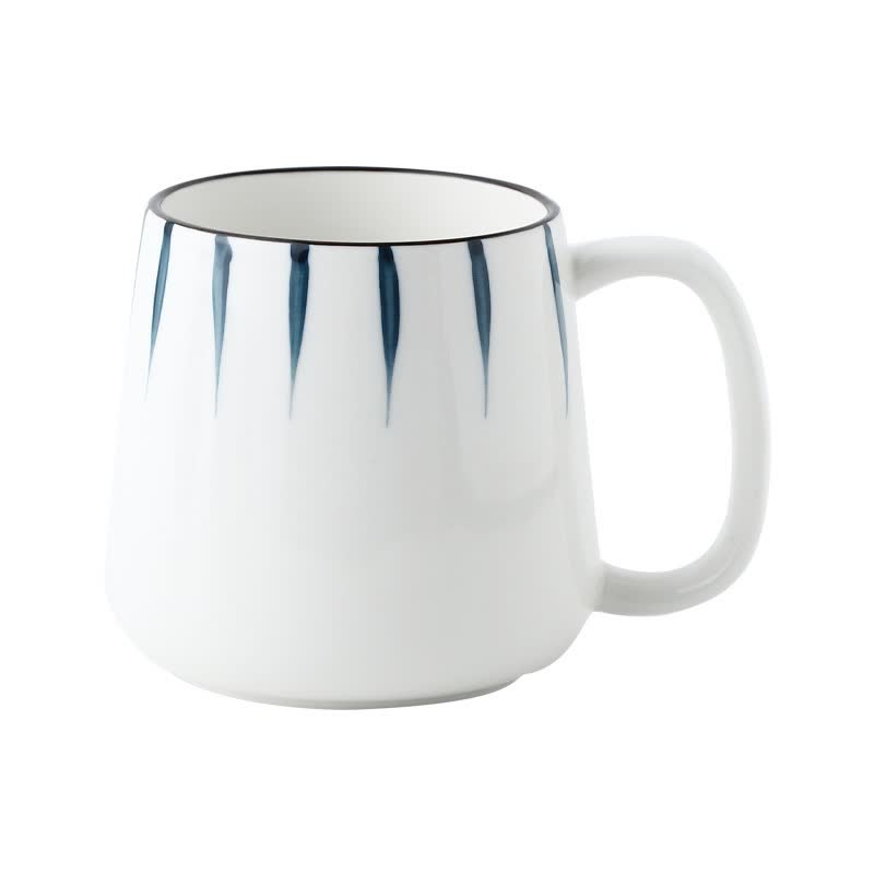 Jundia Blue Patterned Coffee Mug