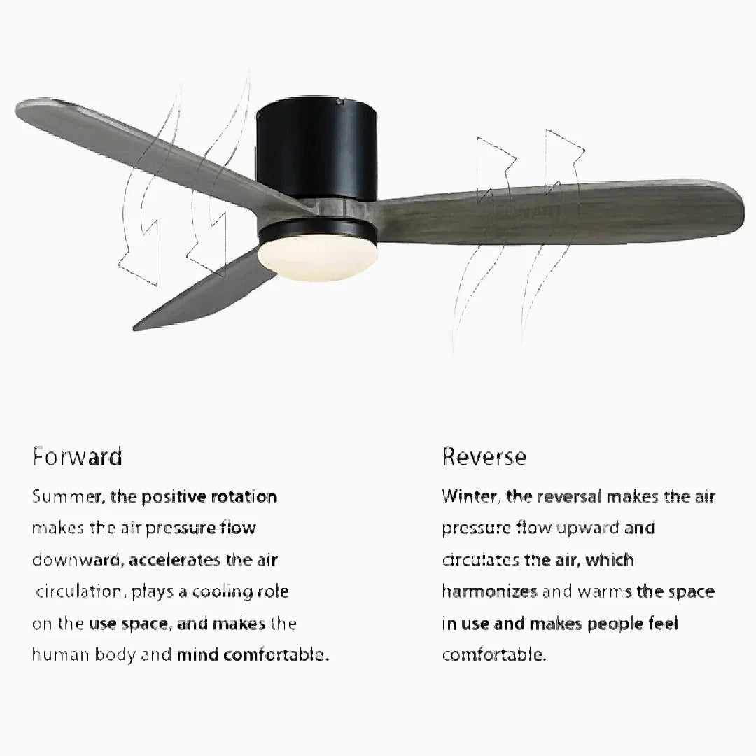 Baressa | 52" Ceiling Lighting Fan with Remote Control