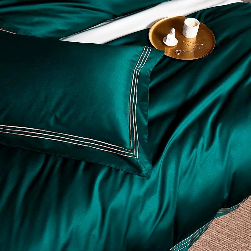 Majestic Green Milan Duvet Cover Set