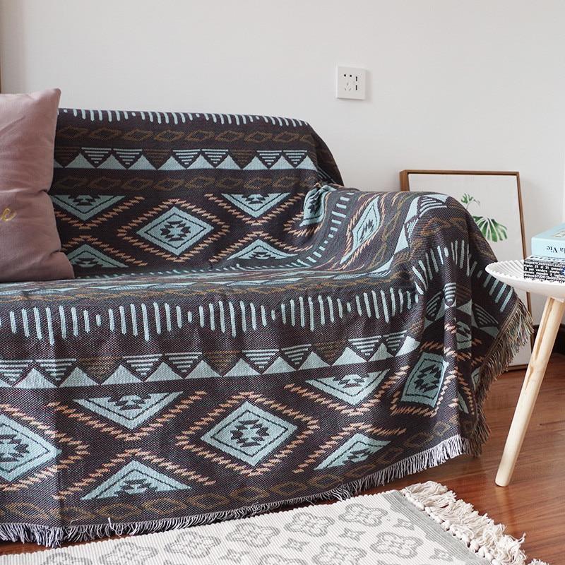 European Geometry Throw Blanket - Nordic Side - 