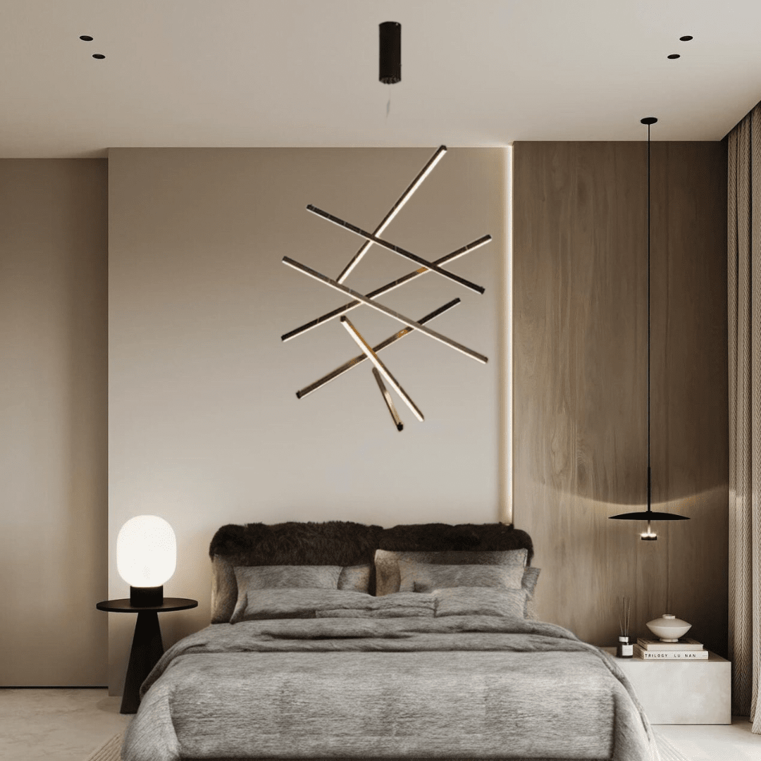 Modern Duplex Chandelier Lighting Fixture