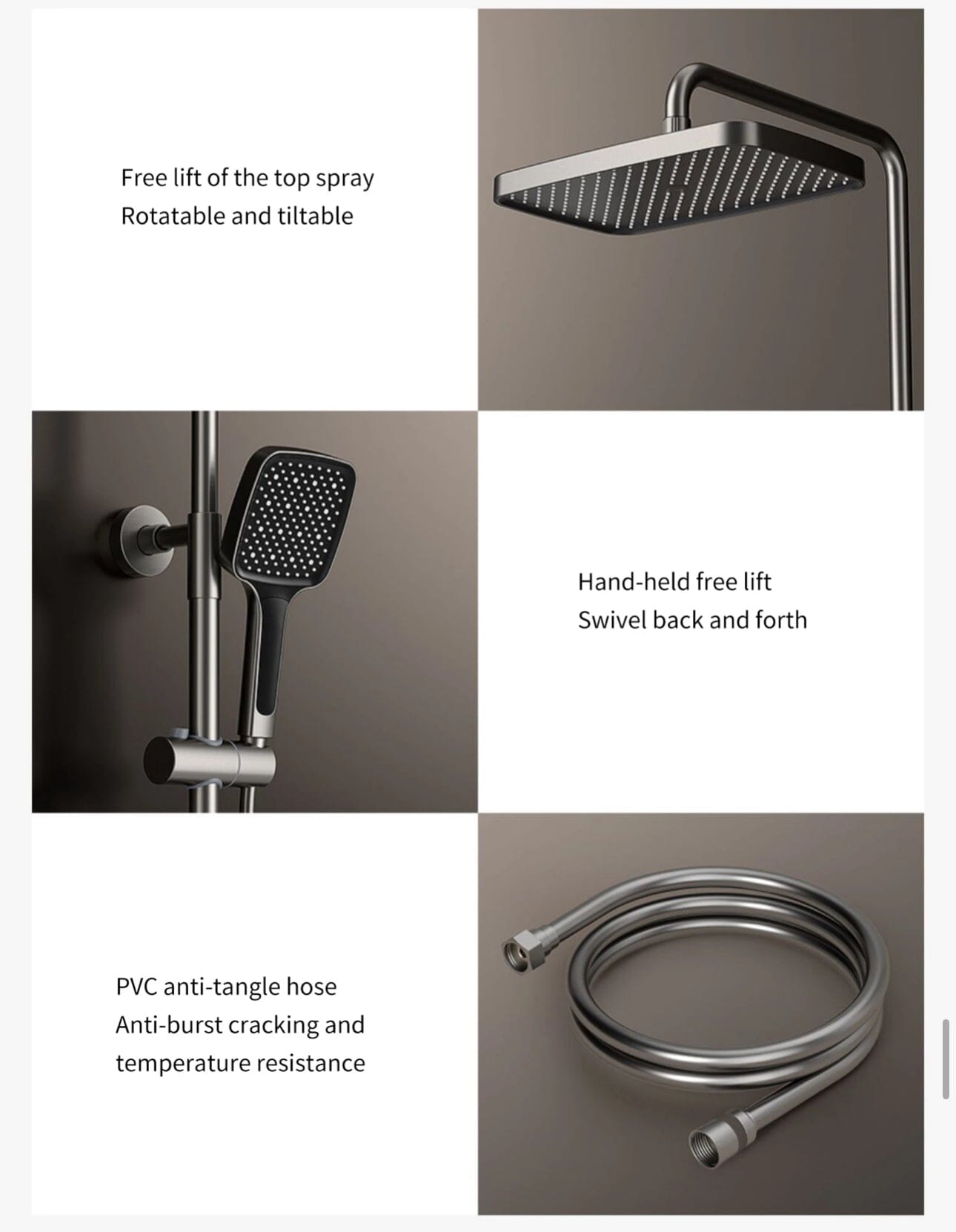 NYRA UFO Keys Digital Shower unit