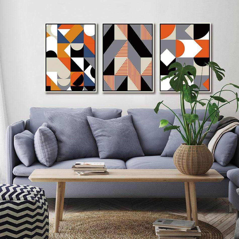 Westerner Stretched Canvas - Nordic Side - 3 piece, Acrylic Image, canvas art, spo-enabled