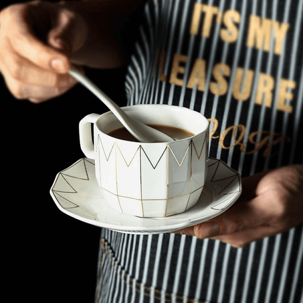 Geo Slice Teacup Collection Set - Nordic Side - amazing, architecture, arcitecture, art, artist, beautiful, business, canvas, clock, clocks, contemporaryart, decor, decoration, decorideas, de