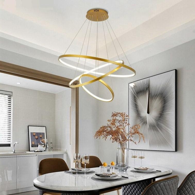 Modern LED Ring Chandelier