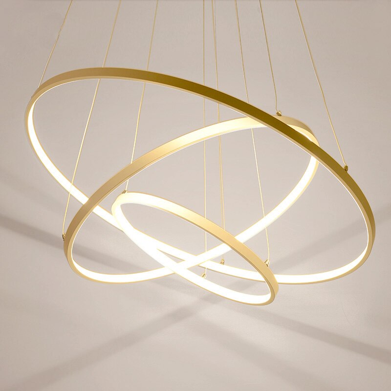 Modern LED Ring Chandelier