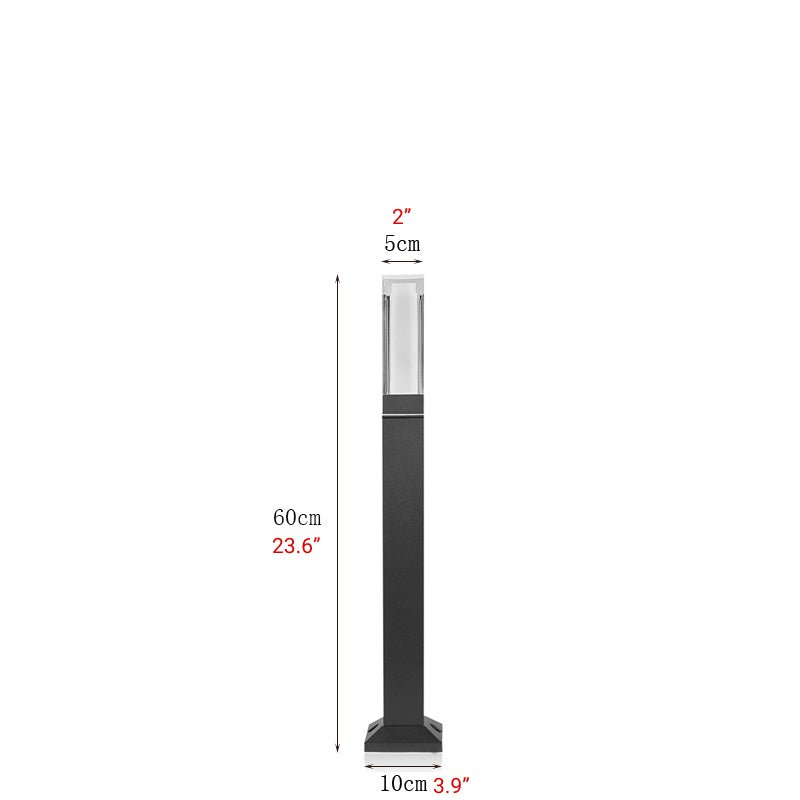 Waterproof Lawn Street Light Made in Aluminum and Acrylic