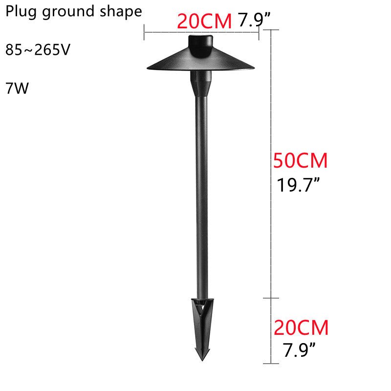 Waterproof Outdoor Umbrella-Shaped Lawn Lamp