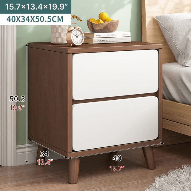 Nordic Wooden Bedside Table