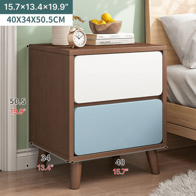 Nordic Wooden Bedside Table