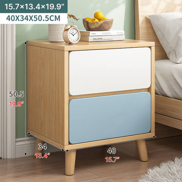 Nordic Wooden Bedside Table