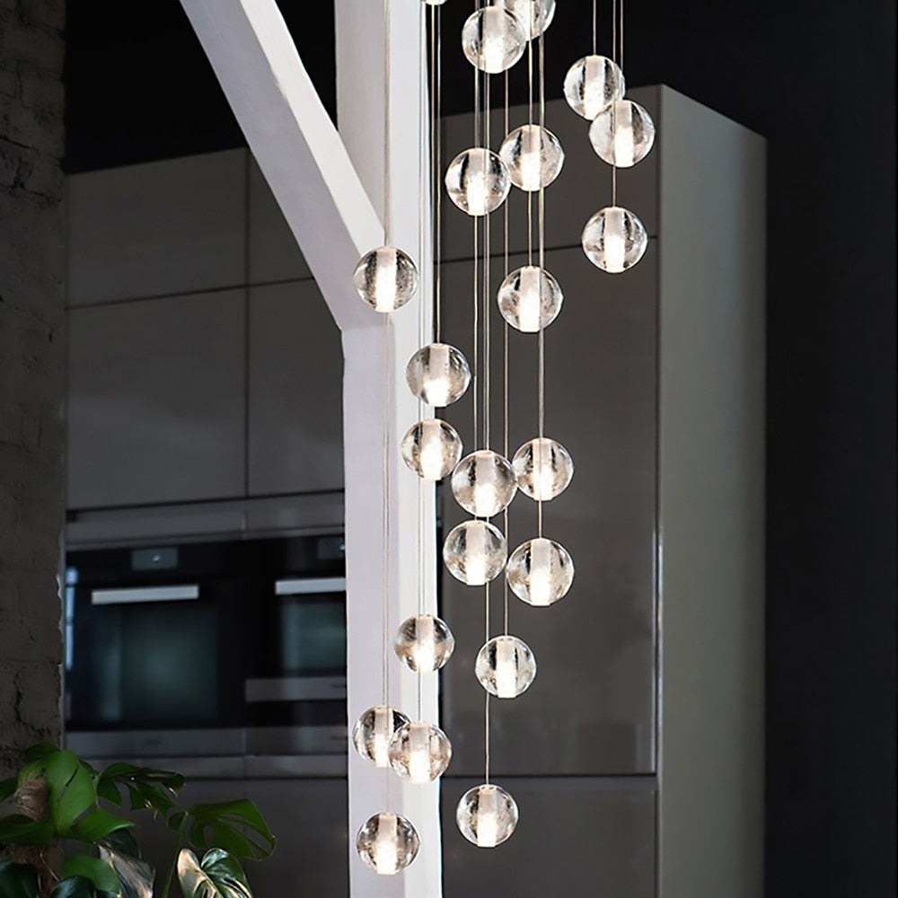 Modern Style Crystal Raindrops Chandelier