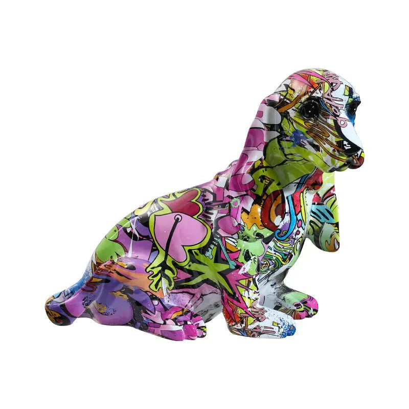 Adori Dog Graffiti Sculpture