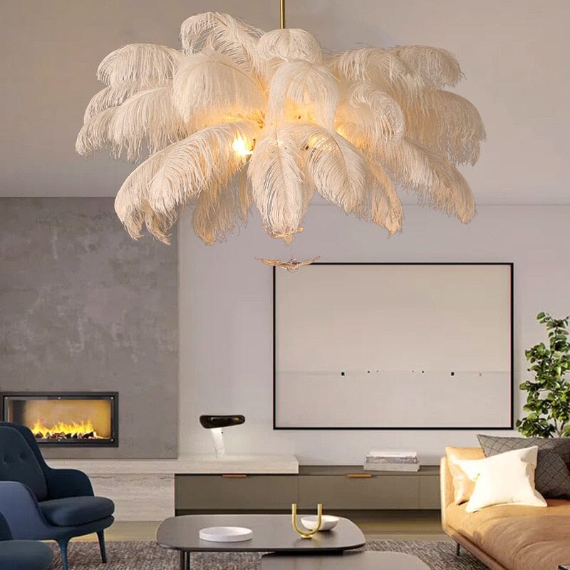 Modern Feather Chandelier