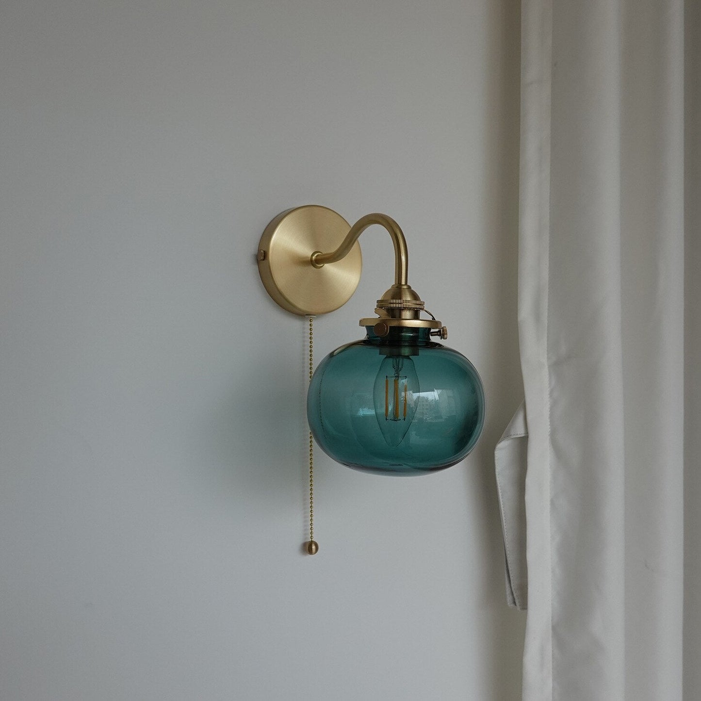 Vintage Style Glass Sphere Light