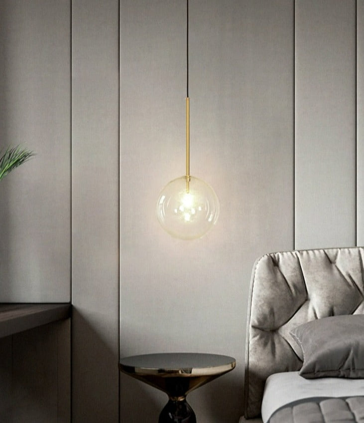 Minimalist Modern Glass Globe Pendant Lights