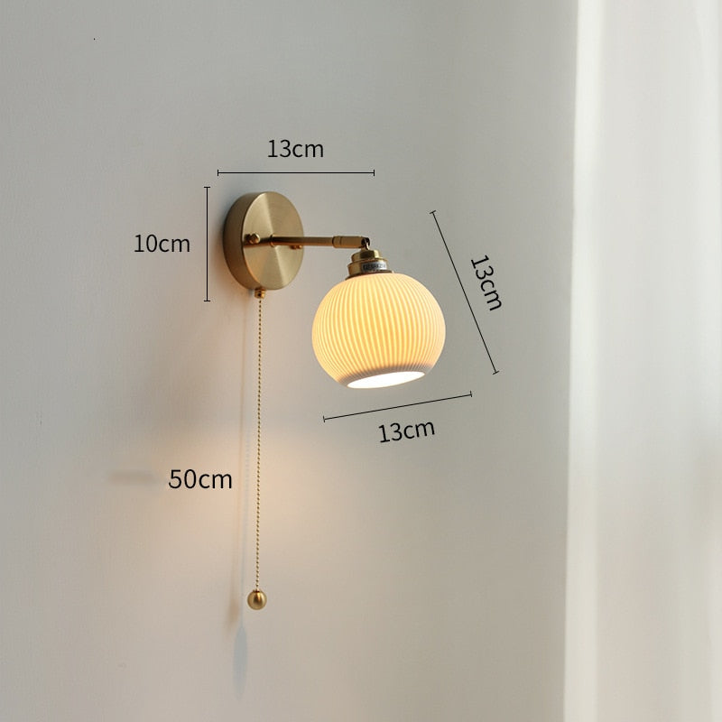 Modern Style Pull Chain LED Wall Light N READY