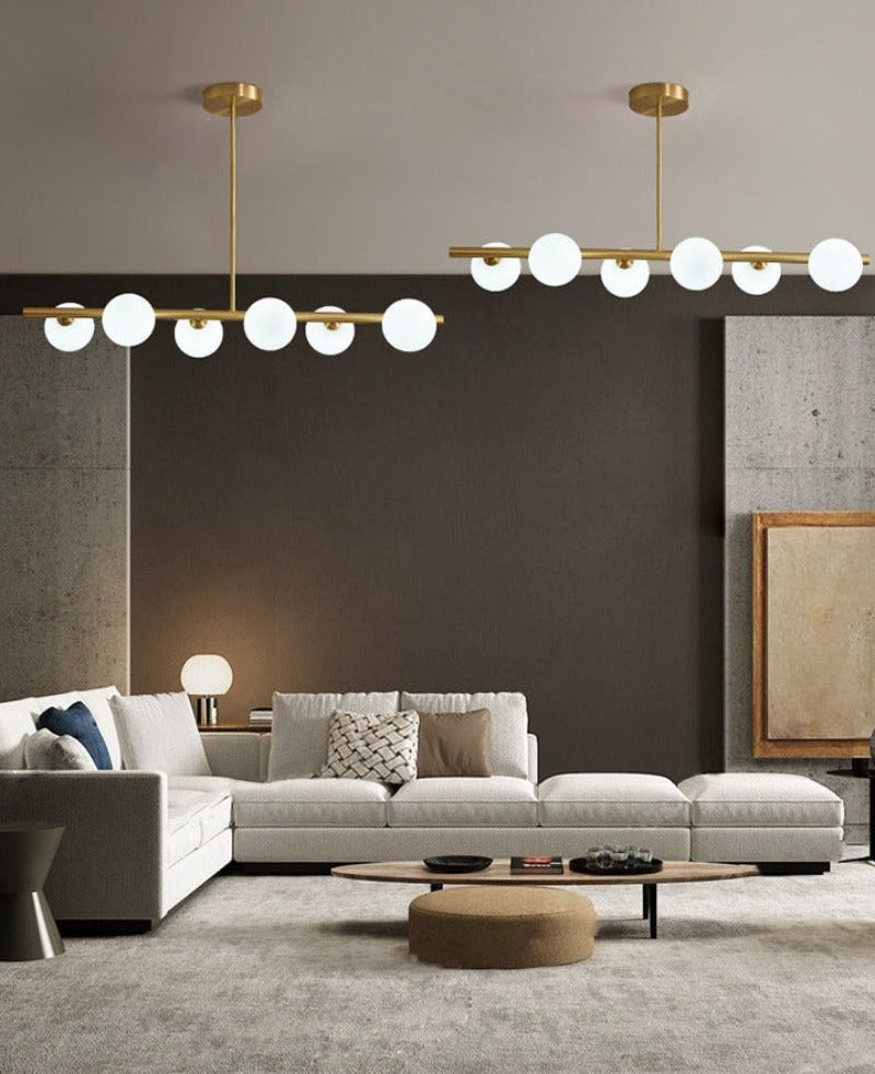 Astra Multi-Globe Horizontal Chandelier