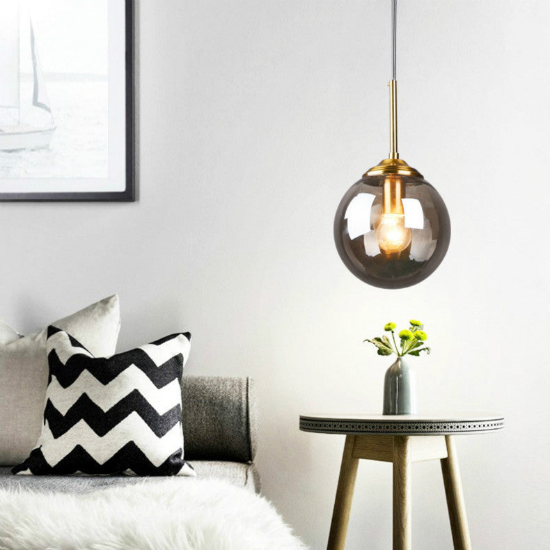 Vintage Glass Globe Pendant Lights