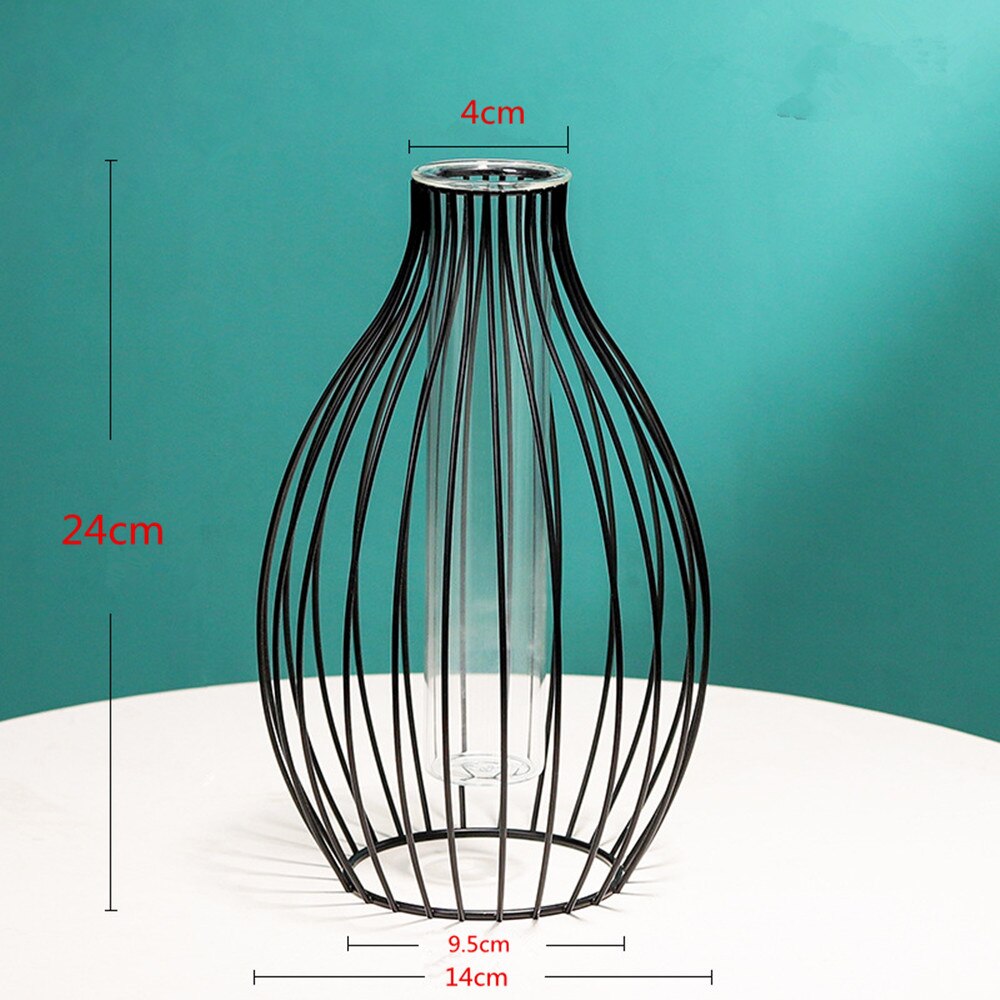 Wireframe Vases Decorative Home Accents