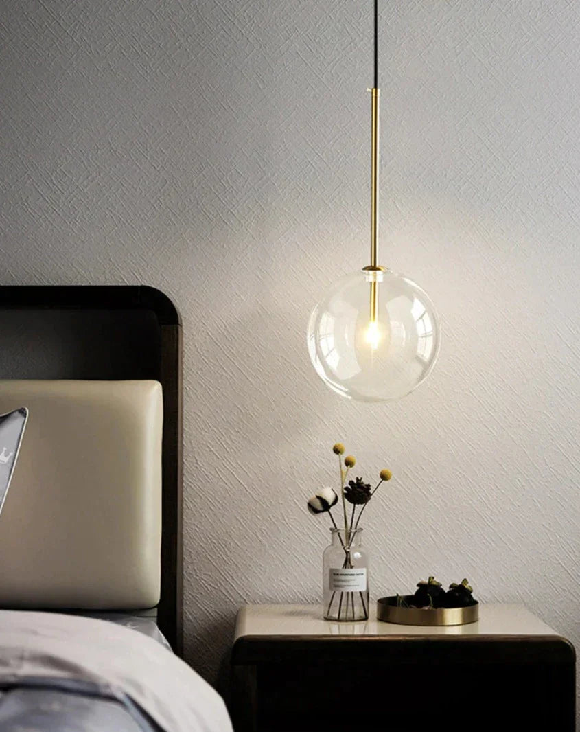 Minimalist Modern Glass Globe Pendant Lights