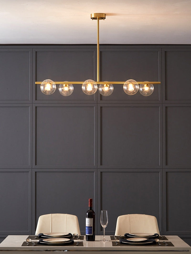 Astra Multi-Globe Horizontal Chandelier