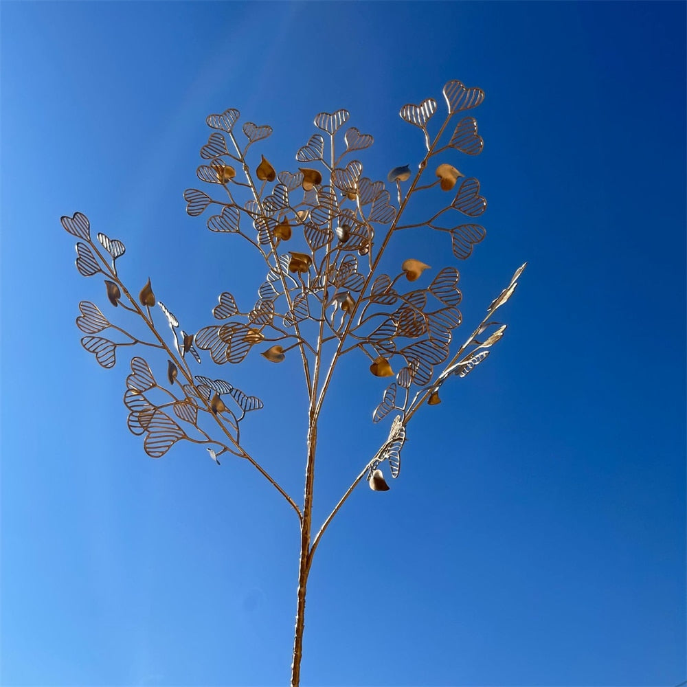 Three-pronged Gold Leaf Ginkgo Eucalyptus  Arrangement