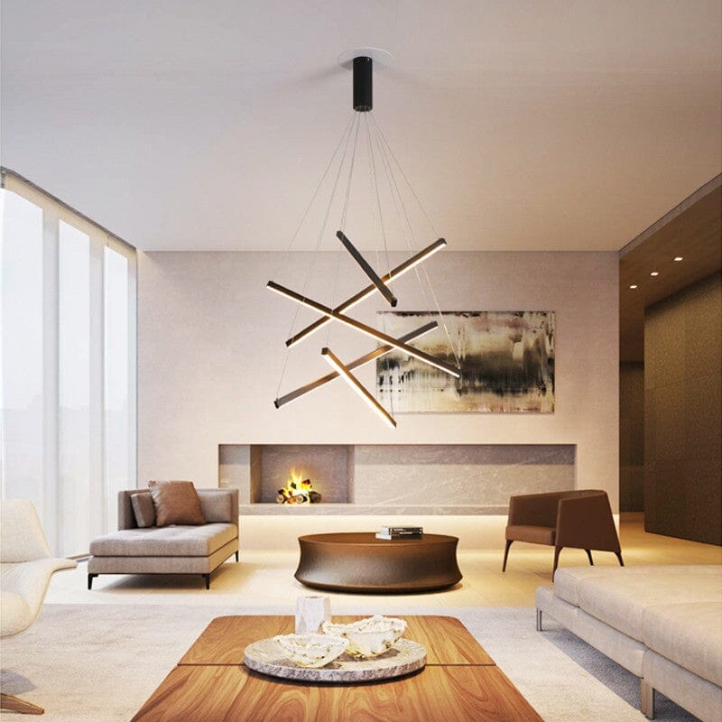 Modern Duplex Chandelier Lighting Fixture