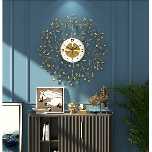 Vine Mandala Wall Clock