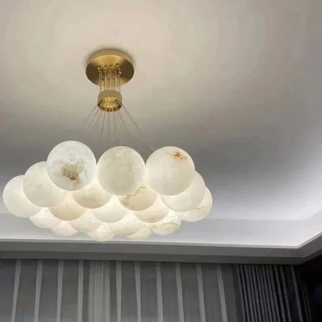 Ora Cloud Alabaster Chandelier